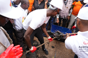 Actions d’Assainissement dans les rues de Conakry